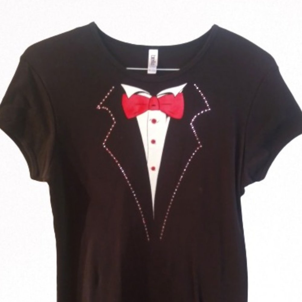 Tuxedo shirt by Bella Size XXL